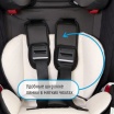 Детское автомобильное кресло Magnate Isofix Smart Travel smoky KRES2 (1-12 лет группа 1,2,3 9-36 кг)