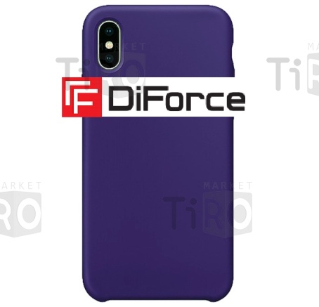 Чехол Silicone Case для iPhone XS MAX Темно-пурпурный