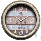 Часы настенные в морском стиле, 38х38х7,5см, 1хАА, пластик, Ladecor Chrono 581-934