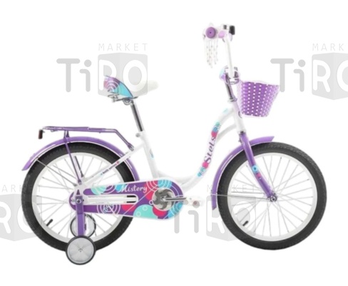 Велосипед Stels Mistery C 18" (11.2" Белый/Фиолетовый)