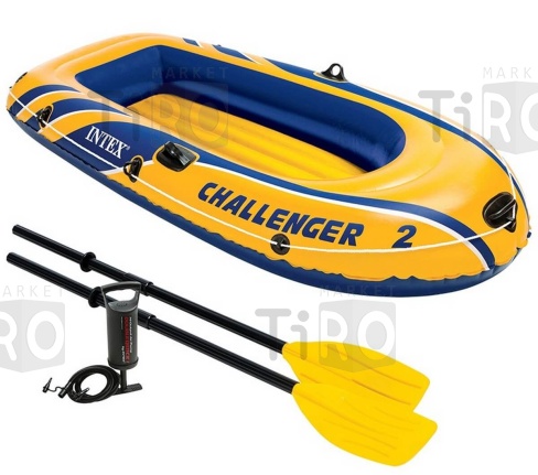 Лодка Challenger 2 Set Intex 68368