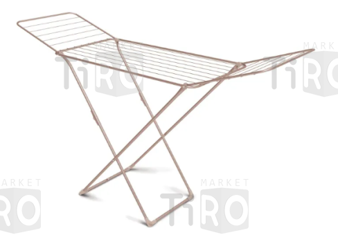 Сушилка для белья напольная 18 м. "Ника" розовое золото СБ1/РЗ (180х55х108)