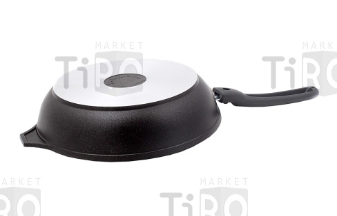 Сковорода алюминиевая, литая, д240/60мм, антипригарное покрытие, ручка съемная, Кукмор с246а