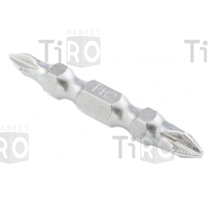 Биты набор, двухсторонние, Ph2-Ph1*45мм сталь S2, 10 штук, Gross 11211