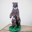 Фигурка садовая, гипсовая, "Медведь с медвежонком" высота 52см
