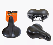 Седло Trix комфорт 05968, 250x210 мм, пружинное, черное