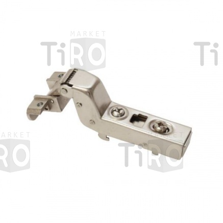 Петля clip-on №5 с доводчиком, 110 градусов, вкладная, никель