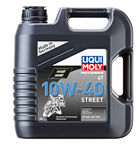 Mоторное синтетическое масло Liqui Moly Motorbike 4T Street 1243, 10W-40, SN Plus MA2 (4л)
