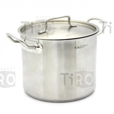 Кастрюля 9 литров 24 см Общепит с металлической крышкой