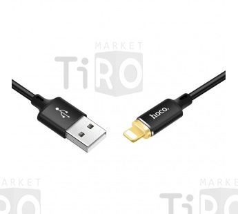 Кабель Hoco U28 для мобильных устройств USB, Apple, магнитный, 1,2м, черный