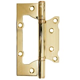 Шарнир Тrodos 125х75х2,5 мм без врезки б/к золото