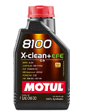 Cинтетическое масло Motul 8100 X-Clean+ EFE 0w30 111657, 1л