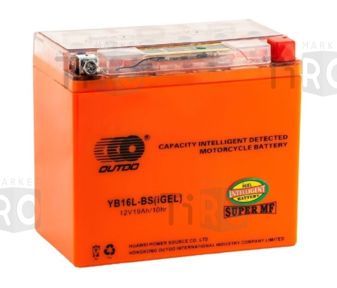 Аккумулятор Мото/Снегоход 19Ah Outdo UB16L (YB16L)