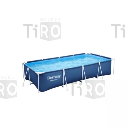 Бассейн каркасный Bestway Steel Pro 56424, 400х211х81см. 5700л, ф-насос, картридж 58093 Бассейн каркасный Bestway Steel Pro 56424, 400х211х81см. 5700л, ф-насос, картридж 58093