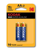 Батарейка Kodak Max Super Alkaline LR06 BL-2