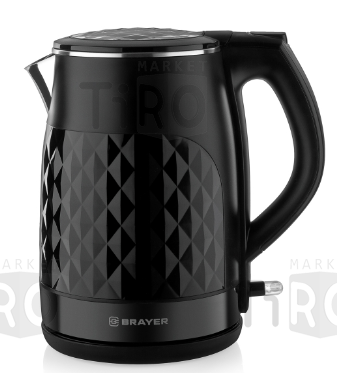 Чайник Brayer BR1043BK, 1,5 л, 2200Вт