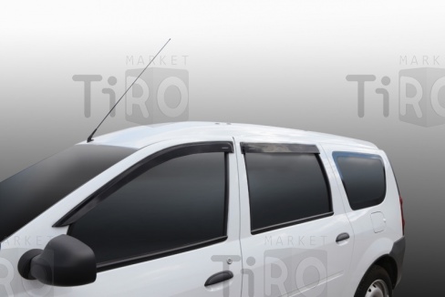 Дефлекторы на боковые стекла VORON GLASS LADA LARGUS 2012 (накладные/скотч) (к-т 4шт) DEF00268 Дефлекторы на боковые стекла VORON GLASS LADA LARGUS 2012 (накладные/скотч) (к-т 4шт) DEF00268