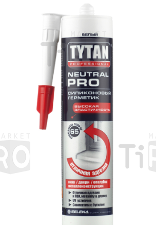 Герметик Tytan Professional Neutral Pro силиконовый, белый, 310мл