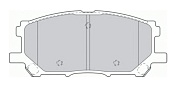 Колодки тормозные V981 Toyota PF1497k1 04465-48100