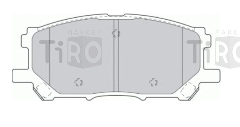 Колодки тормозные V981 Toyota PF1497k1 04465-48100 Колодки тормозные V981 Toyota PF1497k1 04465-48100
