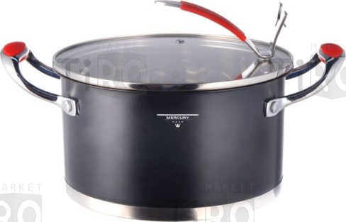 Кастрюля Merсury MC-1652 2,6 л. с антипригарным покрытием Кастрюля Merсury MC-1652 2,6 л. с антипригарным покрытием