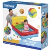 Манеж игровой Bestway Sort N'Play 52546, 104x94x61см. с мячами 15шт, заплатка для ремонта, 2+