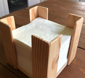 Салфетница "Куб" деревянная