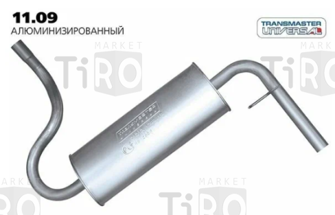 Глушитель Transmaster 11.09, ВАЗ 21213 Нива