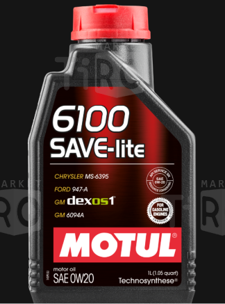 Моторное масло Motul 6100 Save-lite 0w20, 108002 SN/CF, 1л