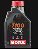 Cинтетическое масло Motul 7100 4T 20w50, 101380, 4л