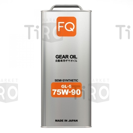 Трансмиссионное масло FQ Gear GL-5, 75W-90, Semi-Synthetic, 4л