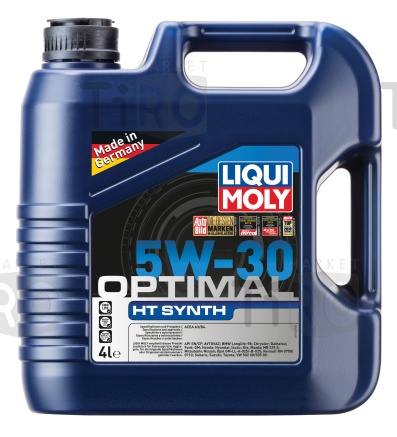 Масло синтетическое LIQUI MOLY Optimal HT Synth 5w30 SN/CF 4 л 39001 Масло синтетическое LIQUI MOLY Optimal HT Synth 5w30 SN/CF 4 л 39001