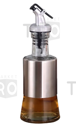 Бутылка для уксуса, масла, соуса, Astell AST006-G-200, 200мл. стекло/нержавейка Бутылка для уксуса, масла, соуса, Astell AST006-G-200, 200мл. стекло/нержавейка