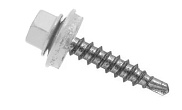 Саморез кровельный 4,8*29 RAL 9003 белый (4000шт.)