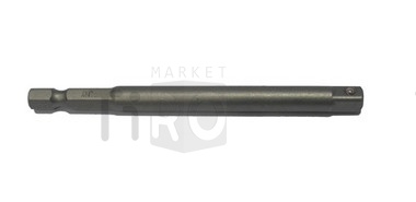 Переходник для механизированного инструмента 1/4"HDRх1/4"DR, 100мм., D1100ADP14