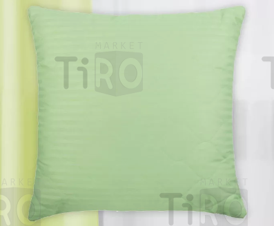 Подушка "Бамбук" (225) лебяжий пух в чехле из жаккардового сатина, молния 70*70см. 0,96кг