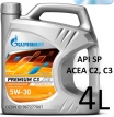 Моторное масло Gazpromneft Premium C3 5w30 SP, 4л Моторное масло Gazpromneft Premium C3 5w30 SP, 4л