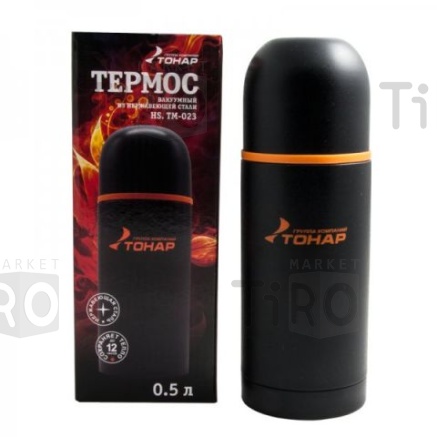 Термос Helios TM-025, 1000мл, черный