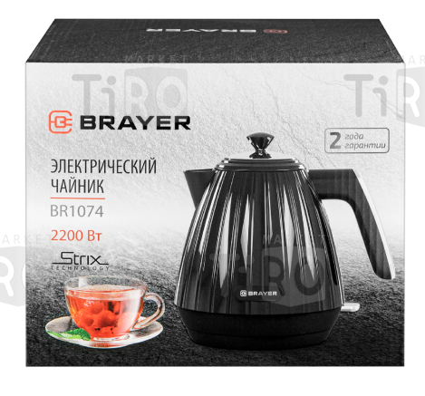 Чайник Brayer BR1074, 2200Вт Чайник Brayer BR1074, 2200Вт