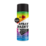 Краска-спрей черная матовая Aim-One Spray paint black matt 450ML SP-MB4, 450мл (аэрозоль)