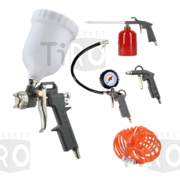 Набор пневмоинструмента Patriot Kit 3C, 3 предмета+3 сопла Набор пневмоинструмента Patriot Kit 3C, 3 предмета+3 сопла