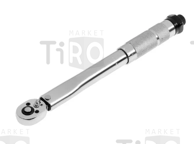 Ключ динамометрический Тундра 9378813, 45 сталь, под квадрат 1/4", 5 - 25 Н*м, 270 мм