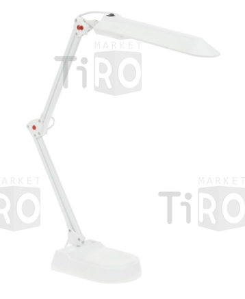 Светильник настольный "ЭРА" NL-202-G23-11W-W с лампой PL на струбцине и с основанием белый