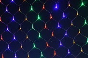 Гирлянда электрическая "Сетка" уличная, 1,6*2,0м, 240 LED, 8 режимов, свет микс, 220В