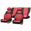 Чехлы на сиденья ВАЗ-2107 жаккард 6 предметов, Skyway V012-D3 Красный