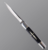Нож складной "Горностай" сталь - 420, рукоять - сталь/дерево, клинок - 8см
