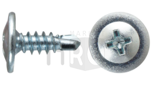 Саморез 018Т-42-13 с прессшайбой, со сверлом, цинк 4,2*13 (200шт.)
