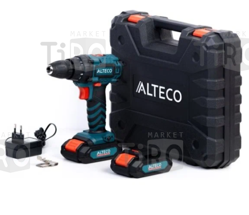 Аккумуляторная дрель Alteco CD 2110 Li X2, 21В