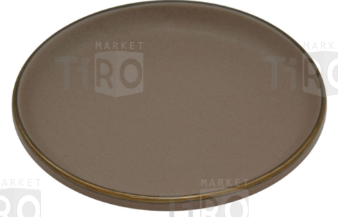 Тарелка NataM Гранд 1051-SP, 17,8см. десертная/керамика, капучино