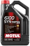 Моторное масло Motul 6100 Syn-clean 5w40, 4л